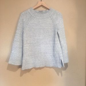 Loft Long Sleeve Grey Knit Sweater